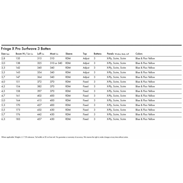 FRINGE X PRO 2022/23- Surfwave 3 stecche slide 3601
