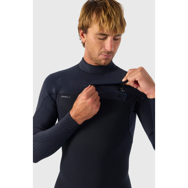 Men Hyperfreak Plus 5/4mm Chest Zip Full Wetsuit | Black slide 5615