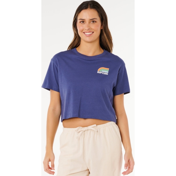 SURF SIDE CROPPED TEE