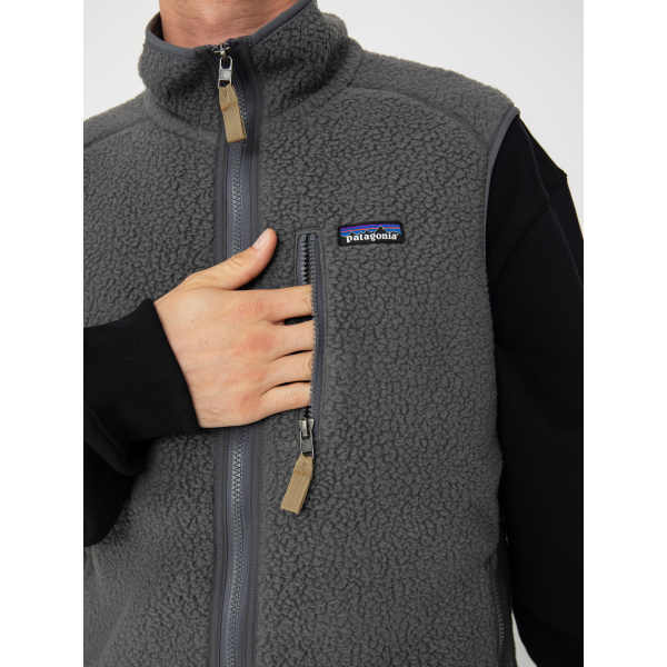 Gilet Pile Retro Uomo