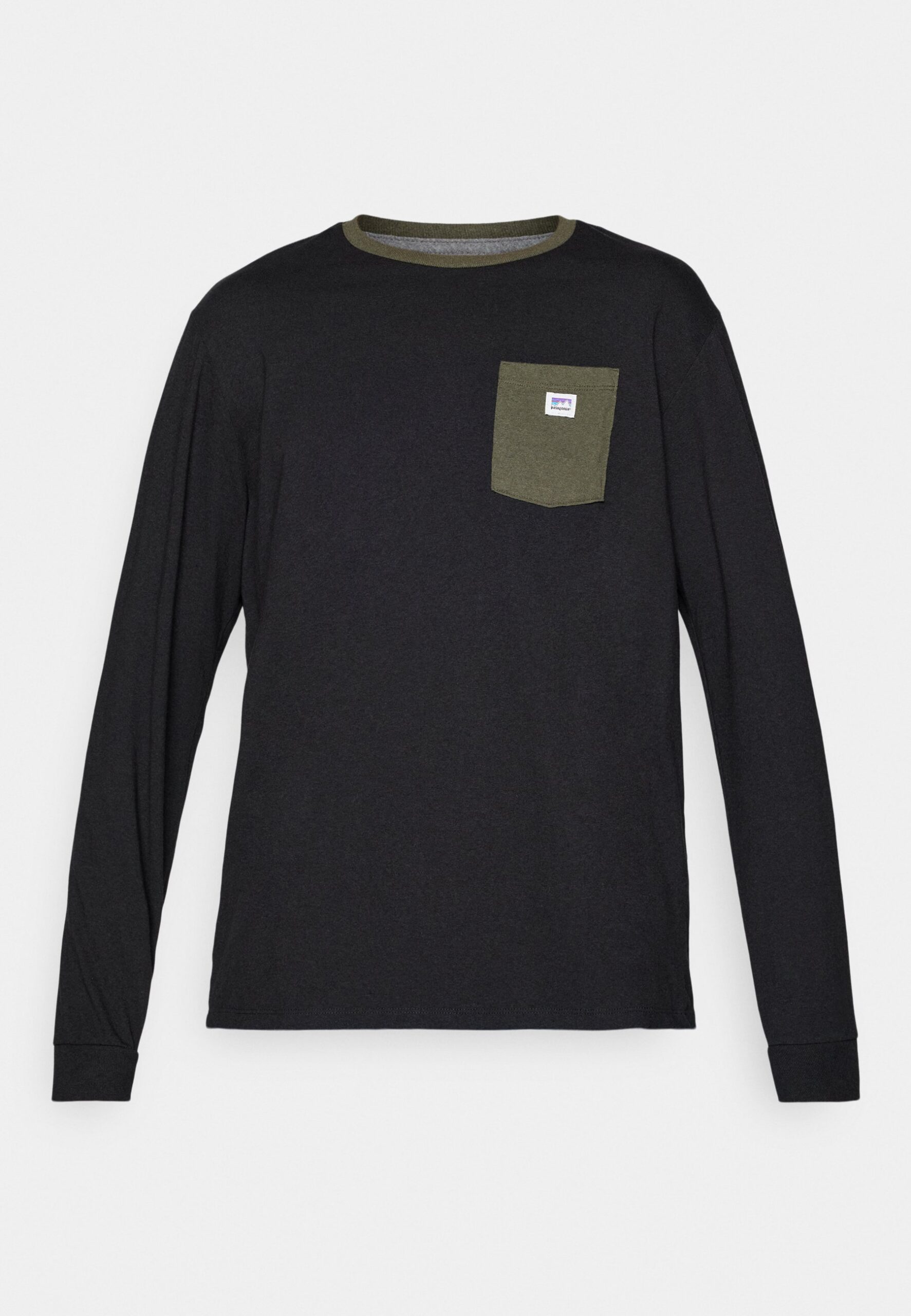 T-Shirt Manica Lunga Shop Sticker Pocket Uomo