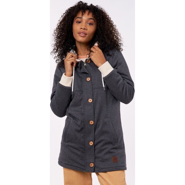 Vamos Long Fleece - Washed Black - L