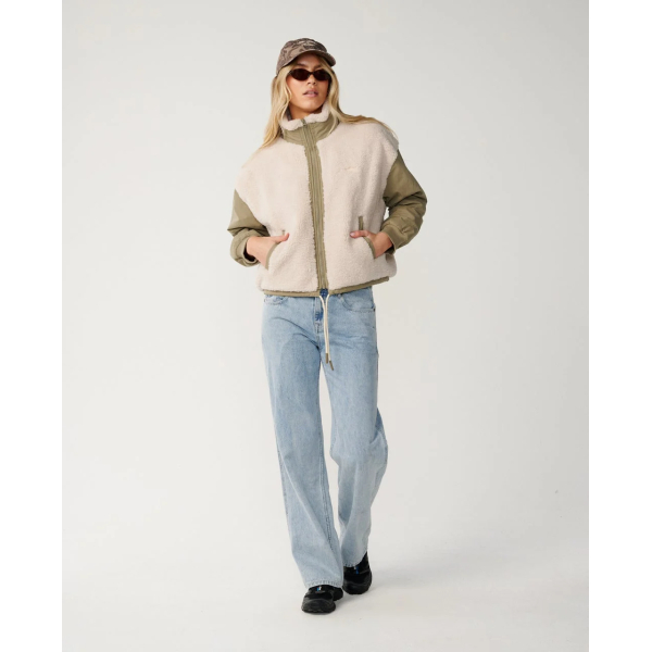 Giacca Venture Sherpa Donna – Olive slide 9704