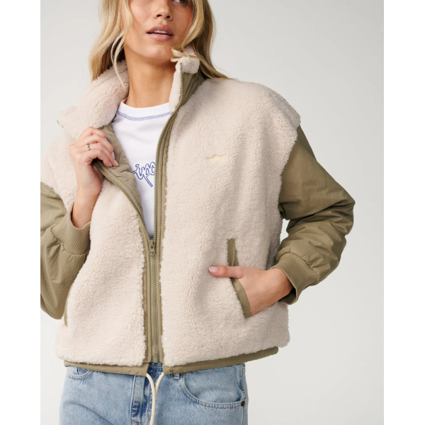 Giacca Venture Sherpa Donna – Olive slide 9705