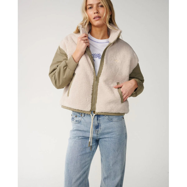 Giacca Venture Sherpa Donna – Olive slide 9706