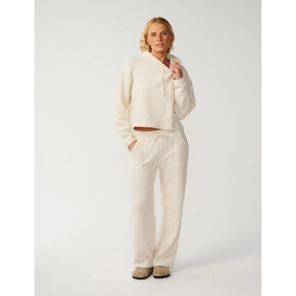 Felpa con Cappuccio Cala Nights Texturé Donna – Natural slide 9728