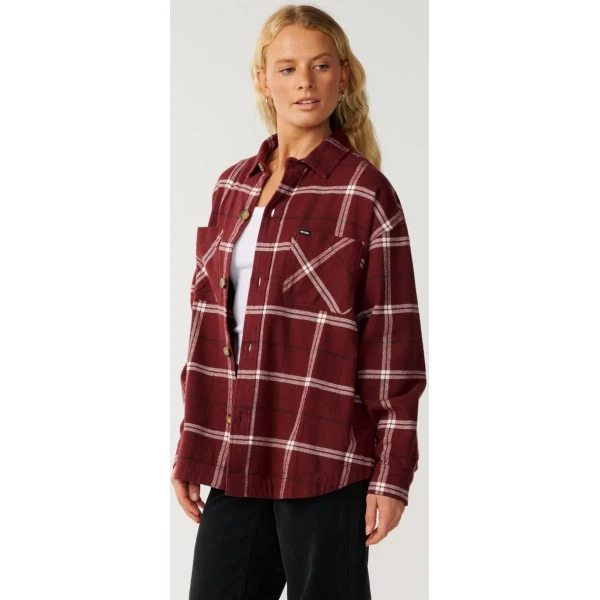 Camicia di Flanella Venture &ndash; Dark Plum slide 9694