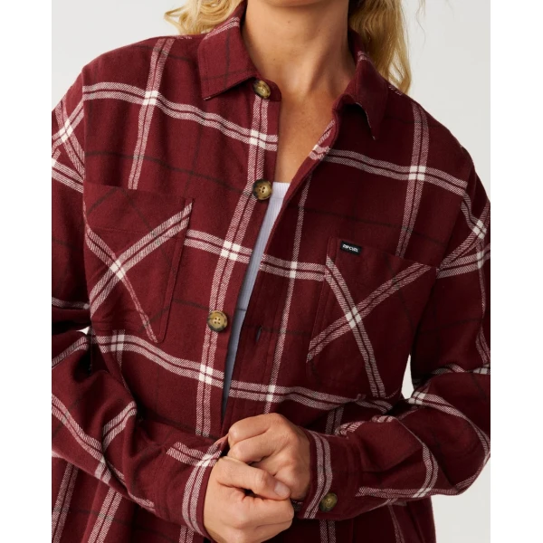 Camicia di Flanella Venture &ndash; Dark Plum slide 9696